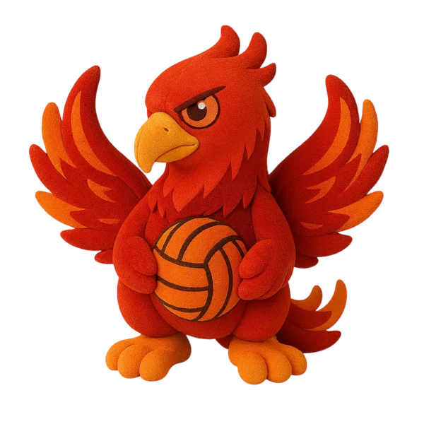 Phoenix Adorable Plush Fiery Red