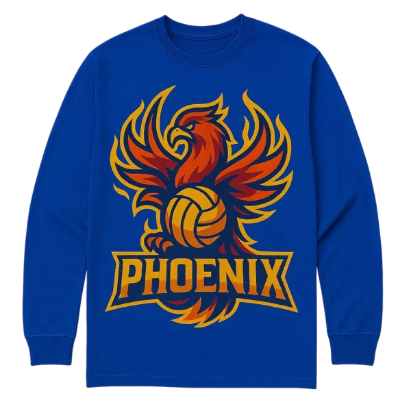 Phoenix Volleyball Athletic Long Sleeve Tee